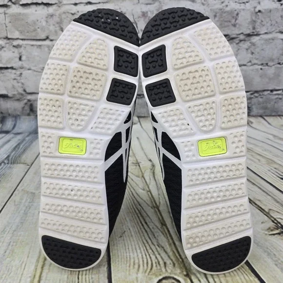 ASICS Metrolyte 2 Slip-On Shoes Women's 7.5 Black Neon Lightweight Walking Q555N